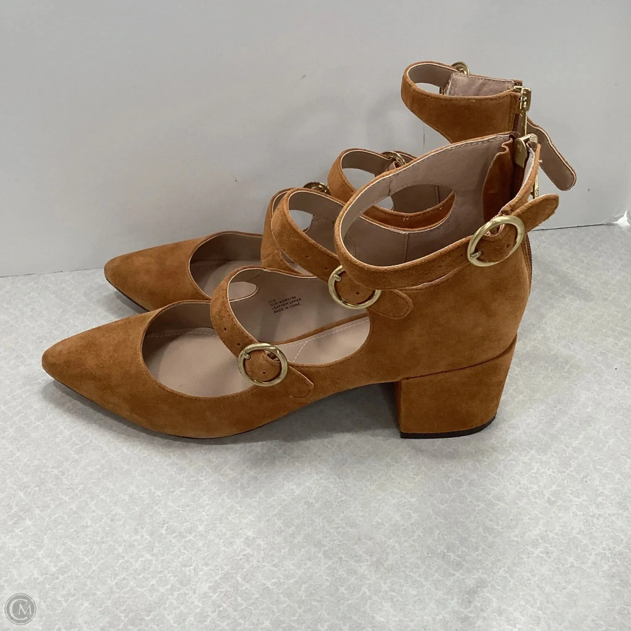 Shoes Heels Block By Charles By Charles David In Brown, Size: 10