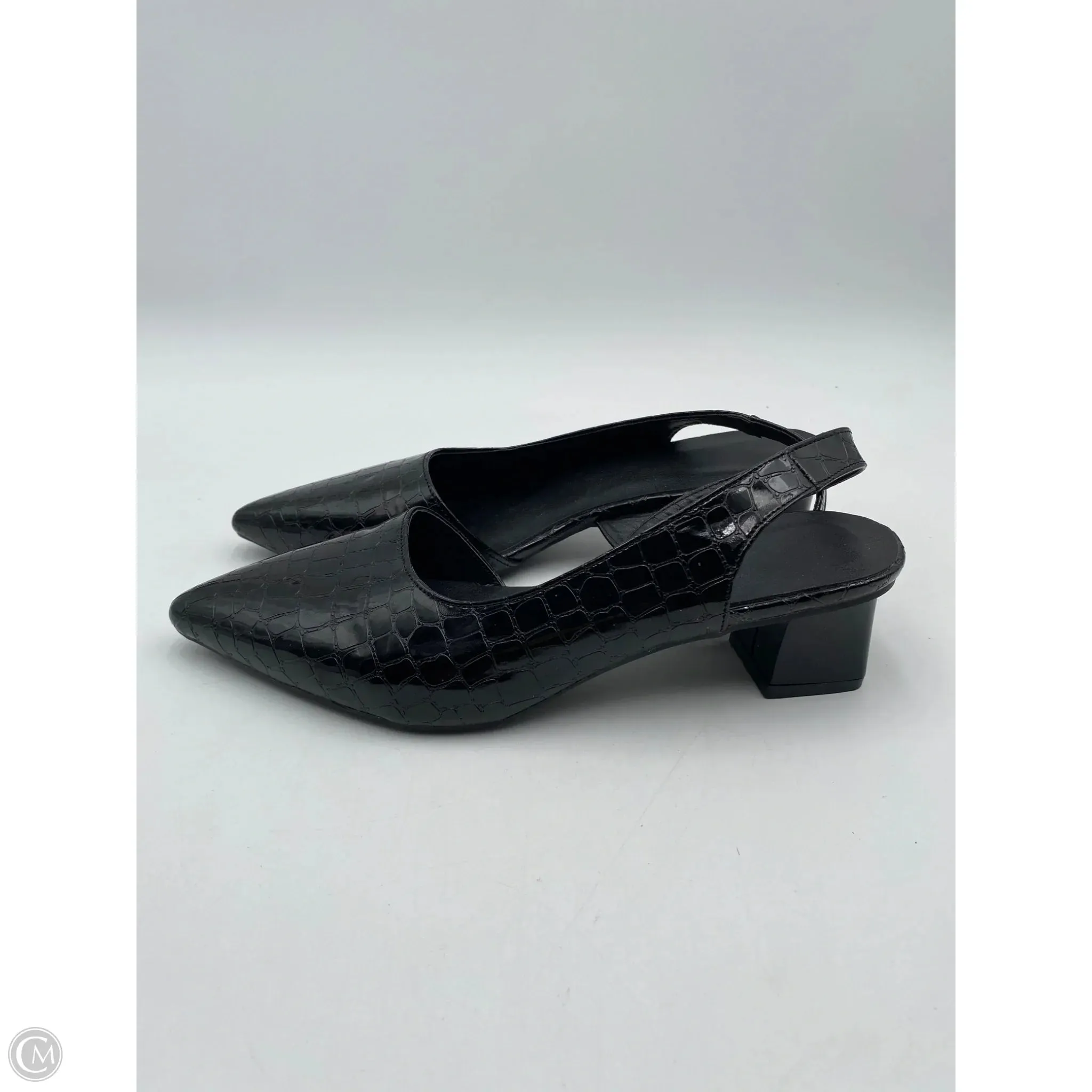Shoes Heels Block By Clothes Mentor In Black, Size: 11