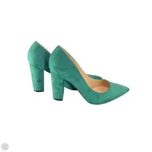 Shoes Heels Block By Cmc In Green, Size: 8