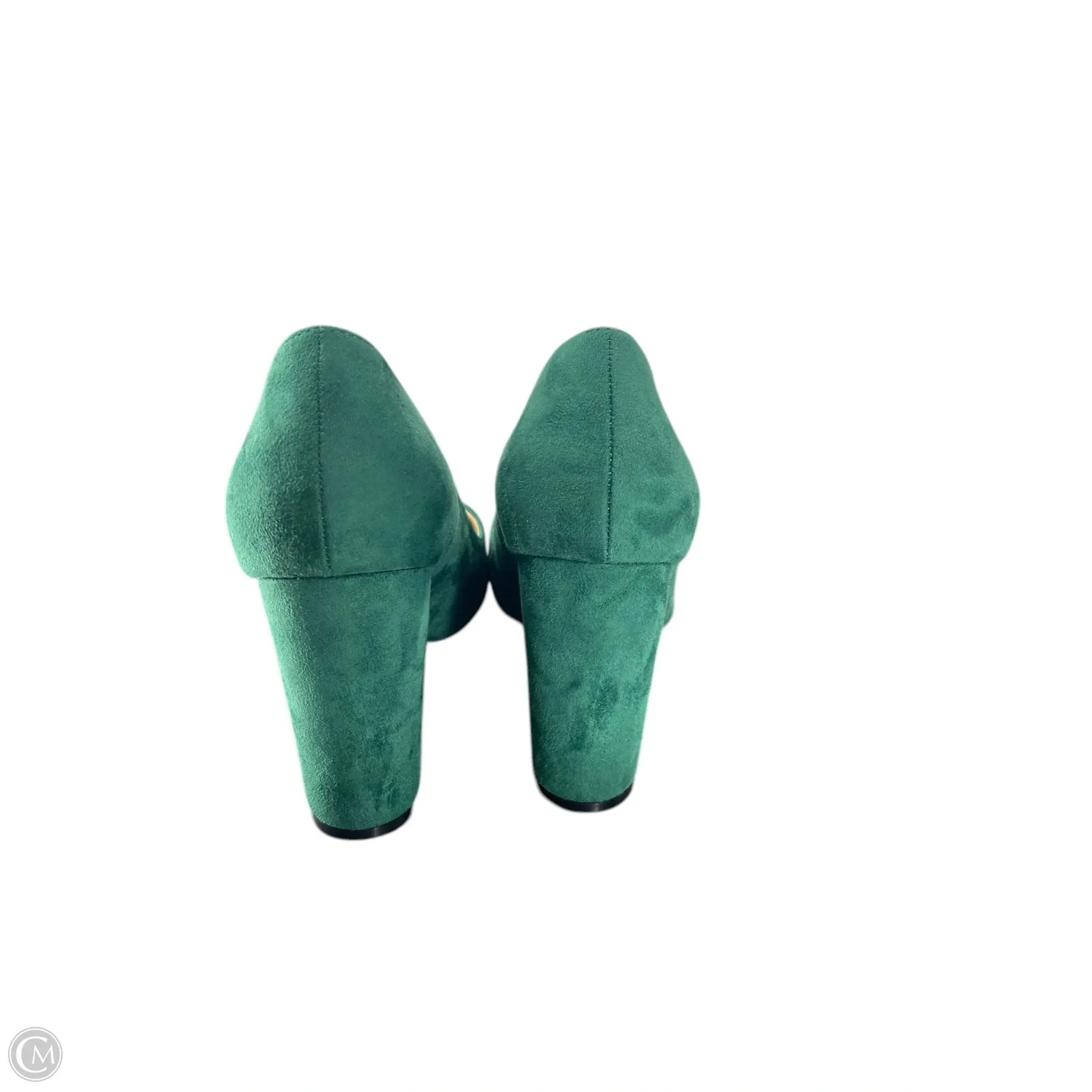 Shoes Heels Block By Cmc In Green, Size: 8