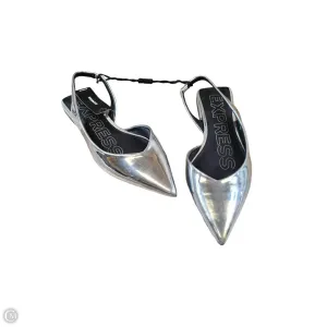 Shoes Heels Block By Express In Silver, Size: 8
