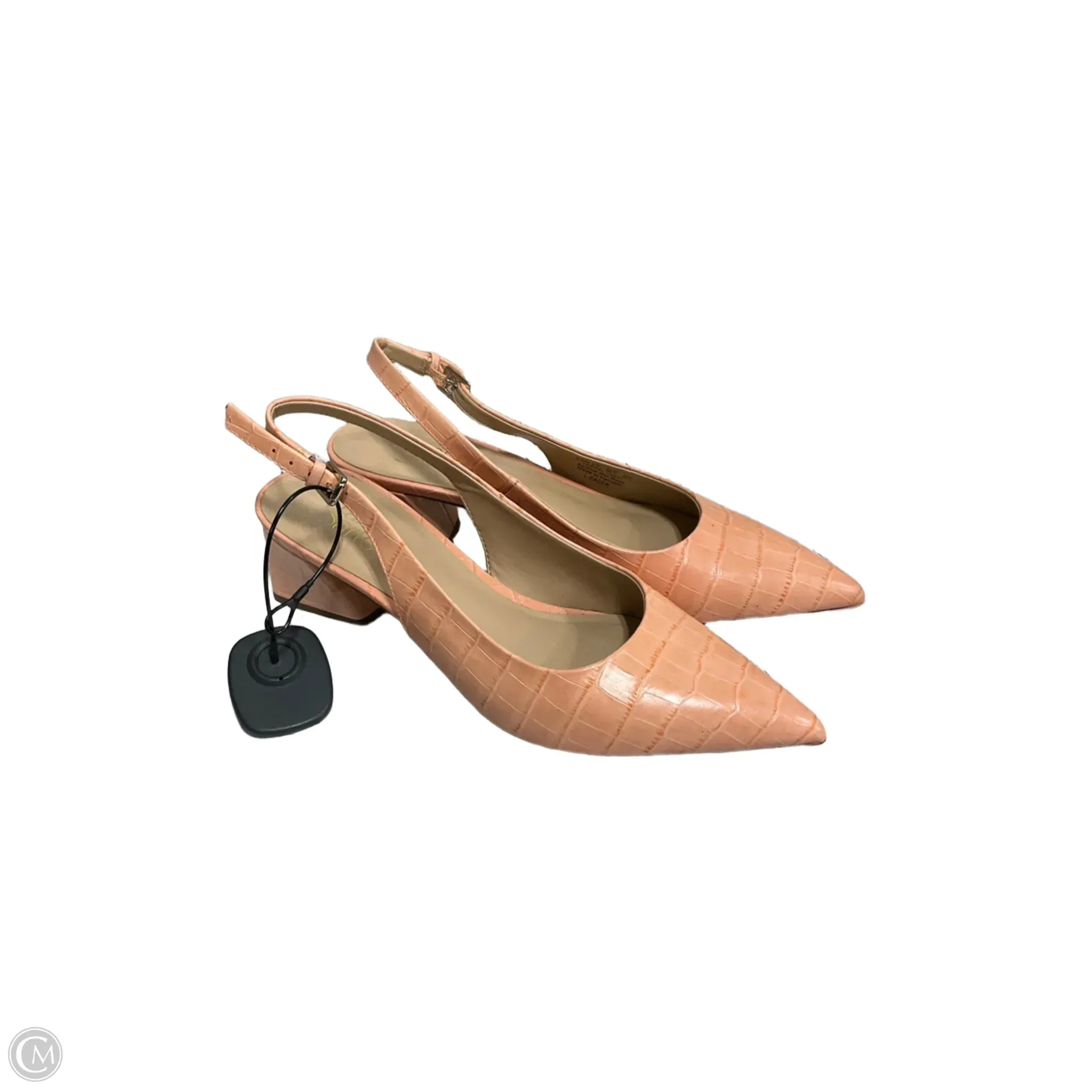 Shoes Heels Block By Franco Sarto In Peach, Size: 8.5