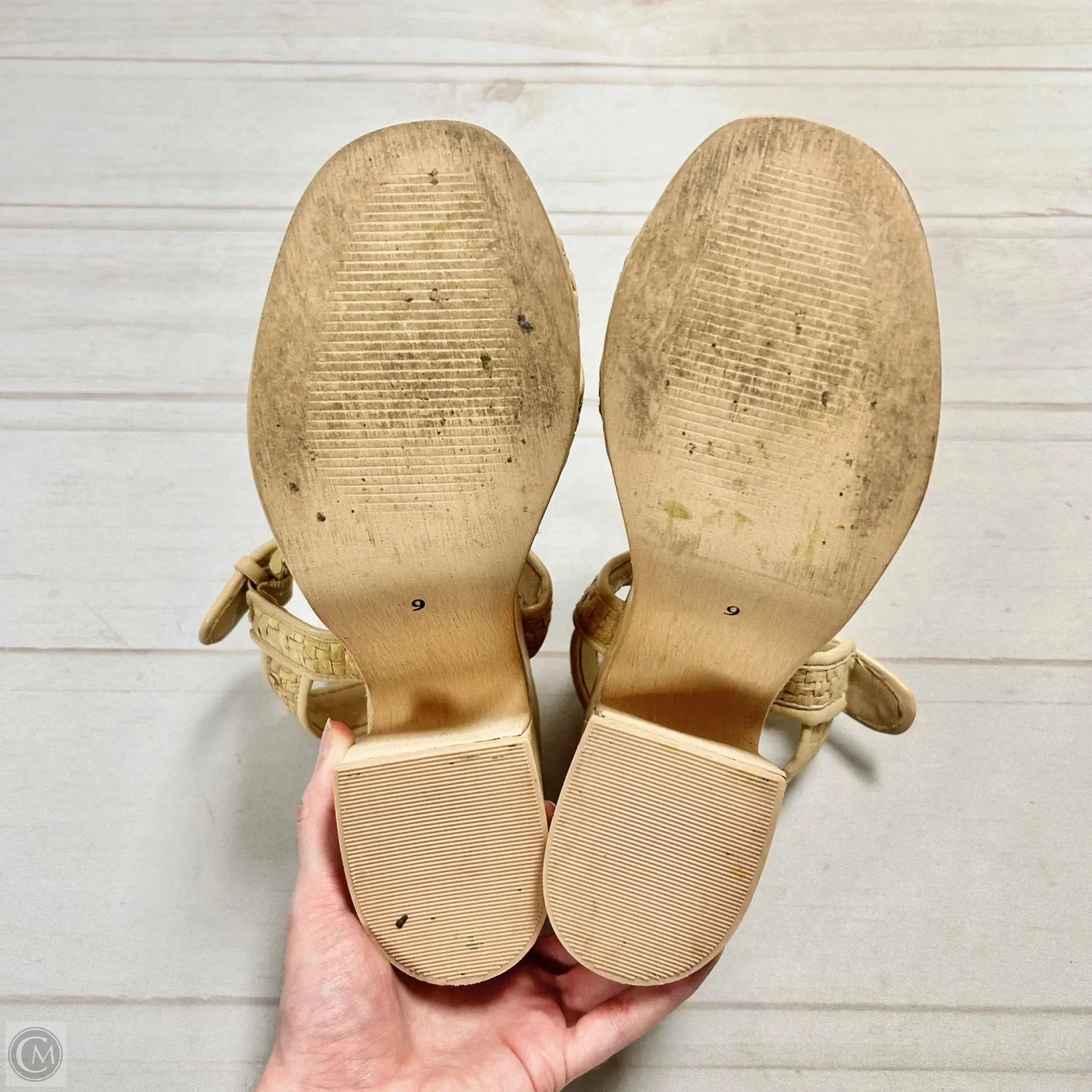 Shoes Heels Block By Seychelles In Tan, Size: 9
