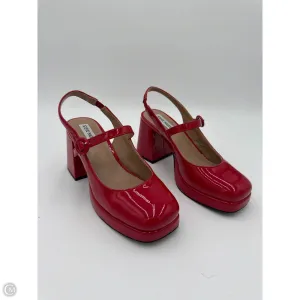 Shoes Heels Block By Steve Madden In Red, Size: 8.5