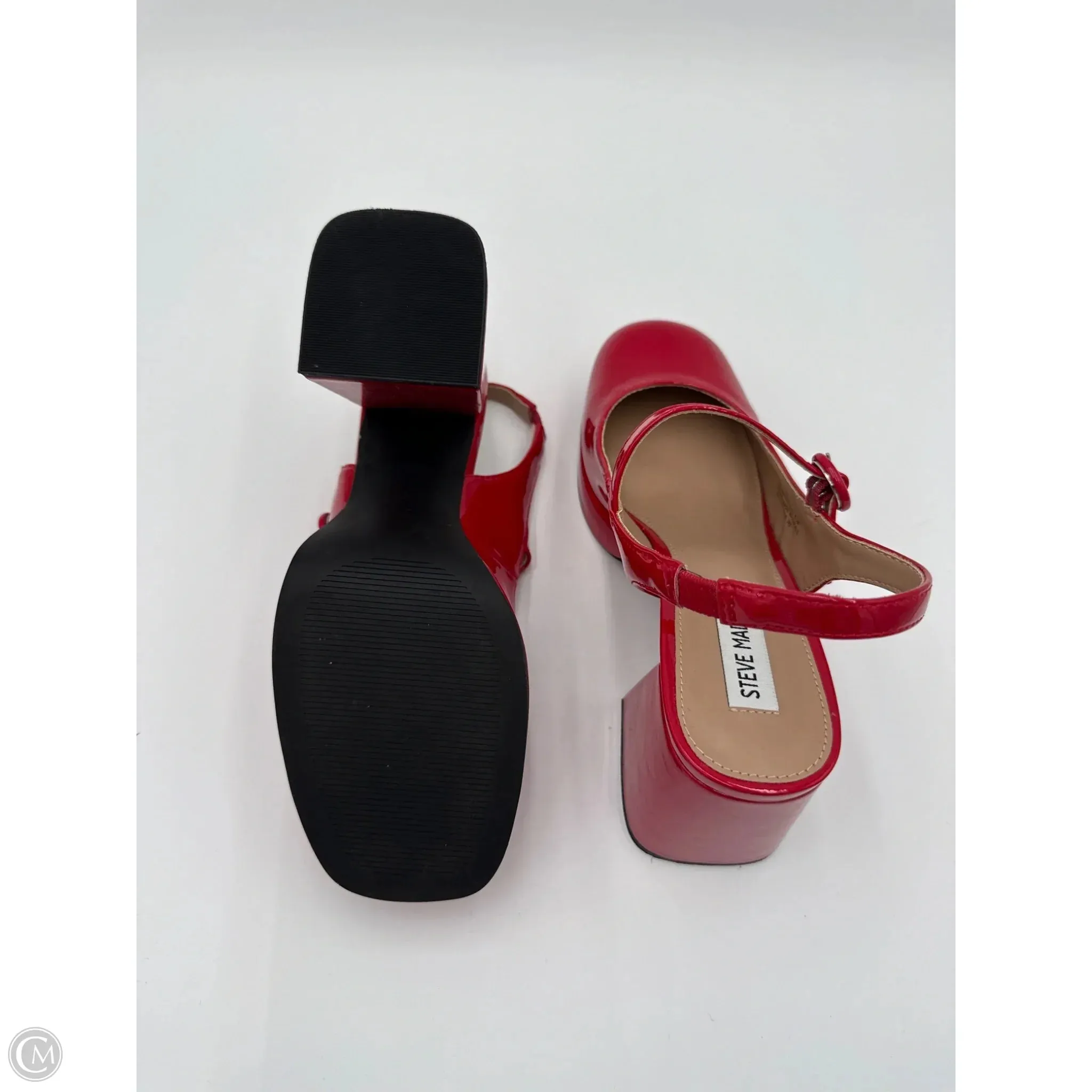 Shoes Heels Block By Steve Madden In Red, Size: 8.5