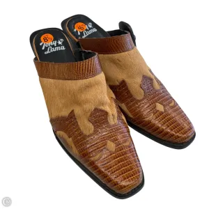Shoes Heels Block By Tony Lama In Brown, Size: 8.5