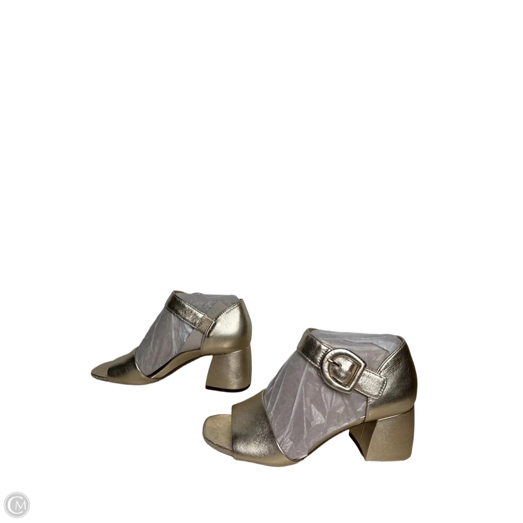 Shoes Heels Block By Vionic In Gold, Size: 6