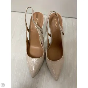 Shoes Heels Stiletto By Express In Tan, Size: 10