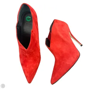 Shoes Heels Stiletto By Guess In Red, Size: 10