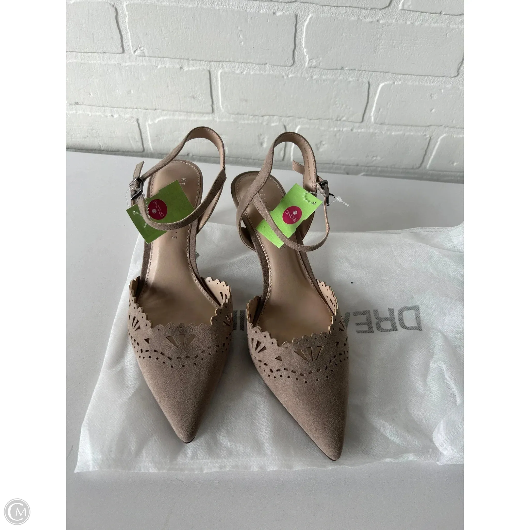 Shoes Heels Stiletto By Kelly And Katie In Tan, Size: 8.5