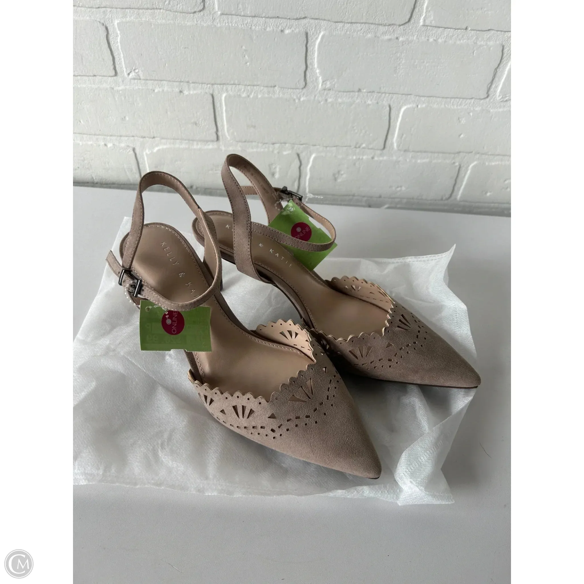 Shoes Heels Stiletto By Kelly And Katie In Tan, Size: 8.5