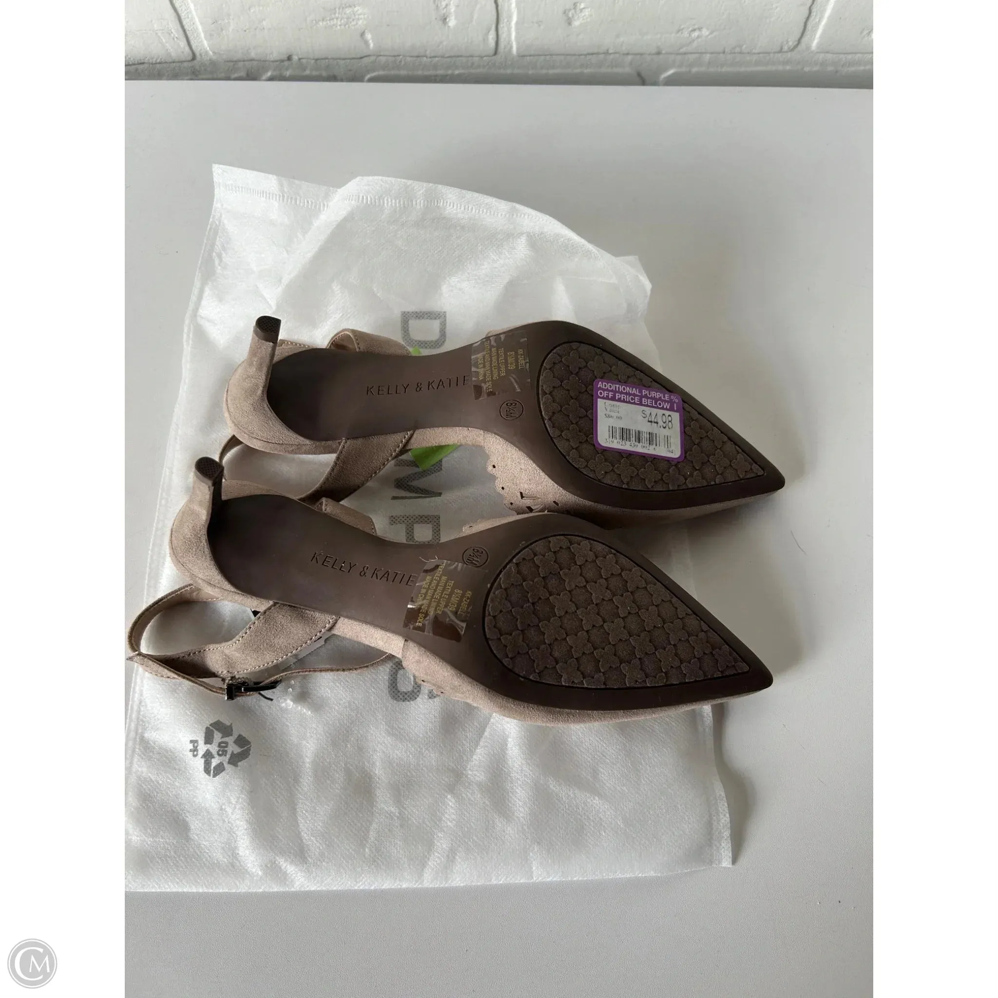 Shoes Heels Stiletto By Kelly And Katie In Tan, Size: 8.5