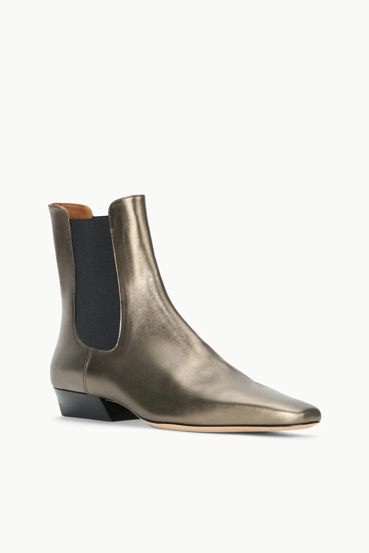 Staud - Aged Bronze Wally Chelsea Boot