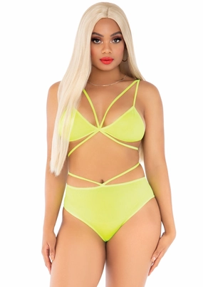 Strappy Bra & Brief Set