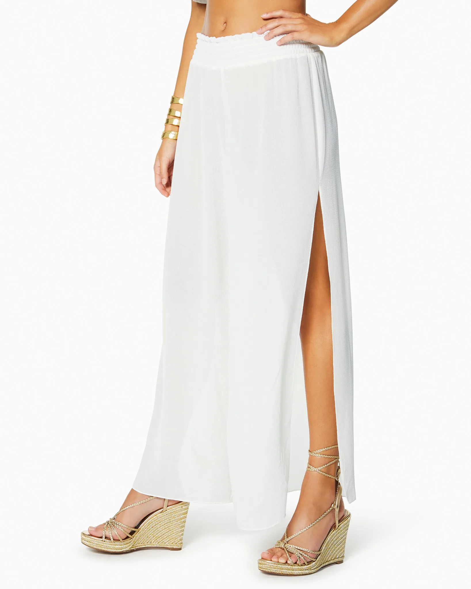 Textured Athena Palazzo Pant
