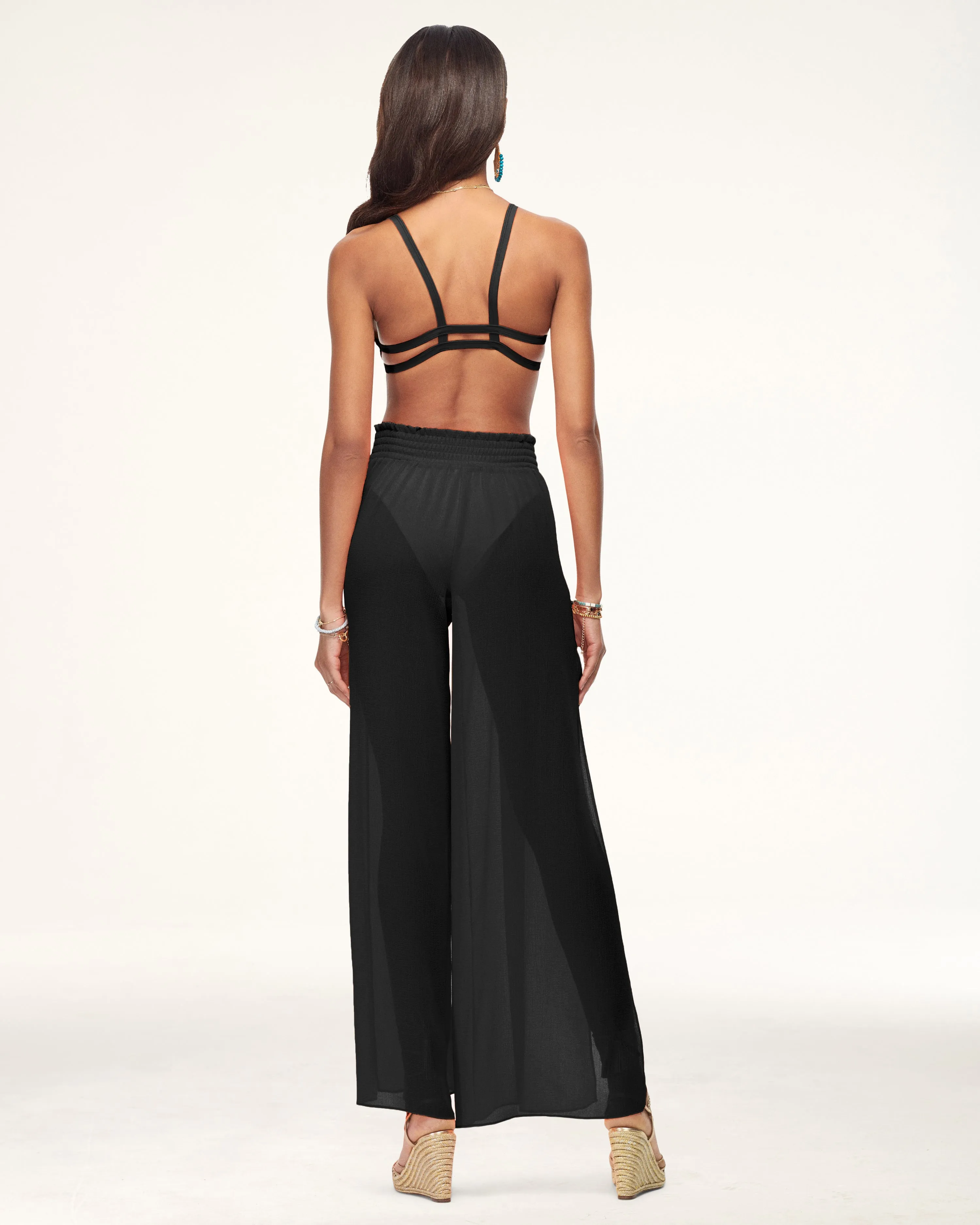 Textured Athena Palazzo Pant
