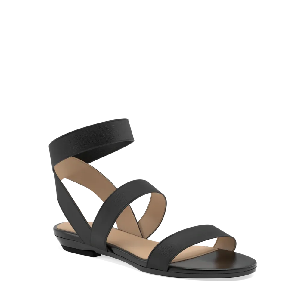 The Adrianna - Coal   Block Heel Kit 3 Coal