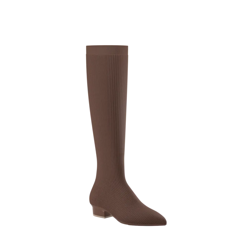 The Knee High Boot Walnut Knit - FINAL SALE