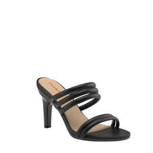 The Slide - Coal Vegan Leather Rope 4 Stiletto - FINAL SALE