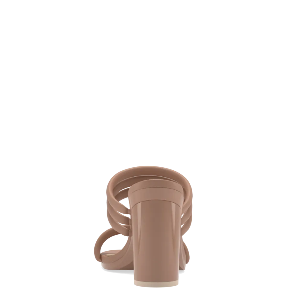 The Slide - Latte Vegan Leather Rope 4 Block