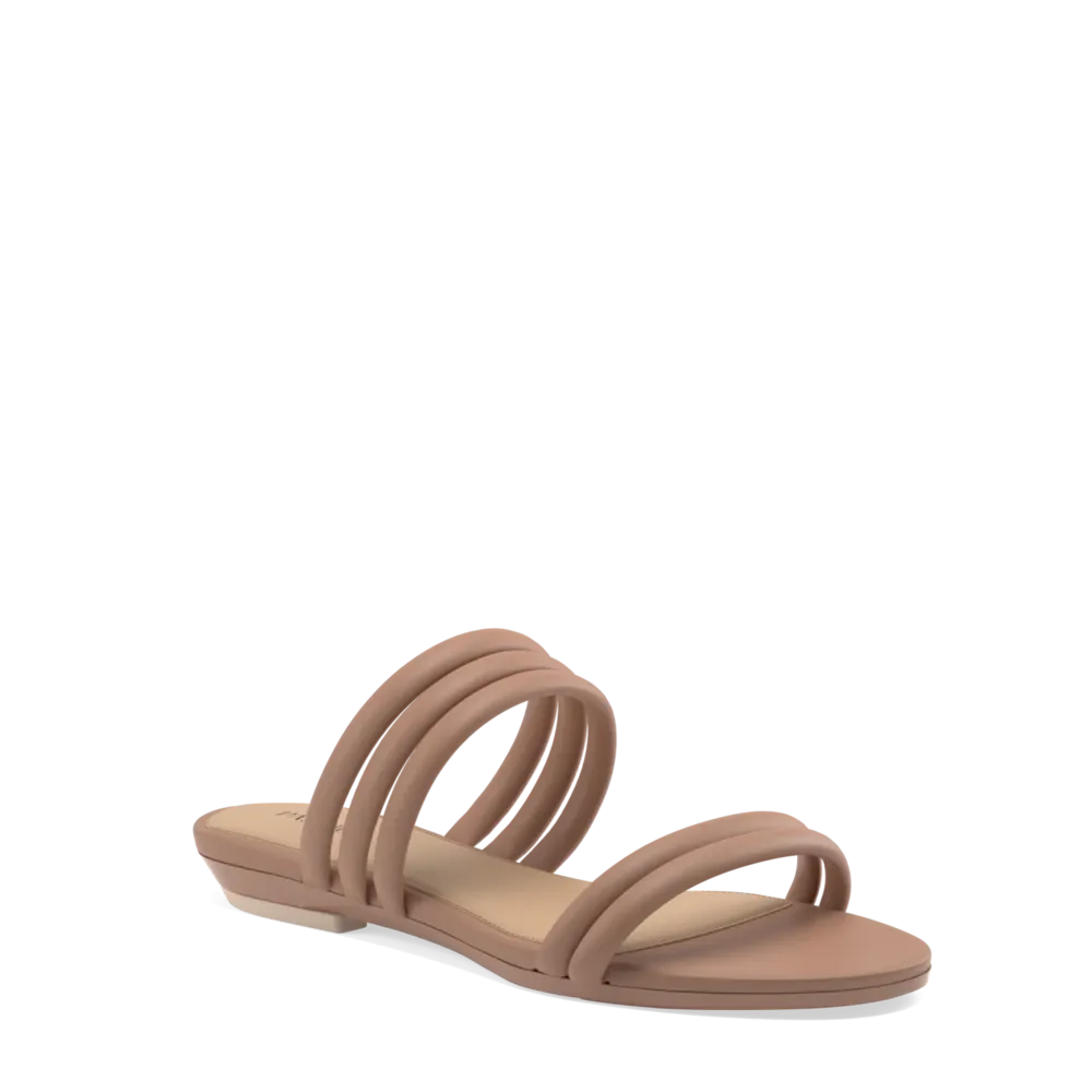 The Slide - Latte Vegan Leather Rope 4 Block