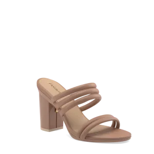 The Slide - Latte Vegan Leather Rope 4 Block