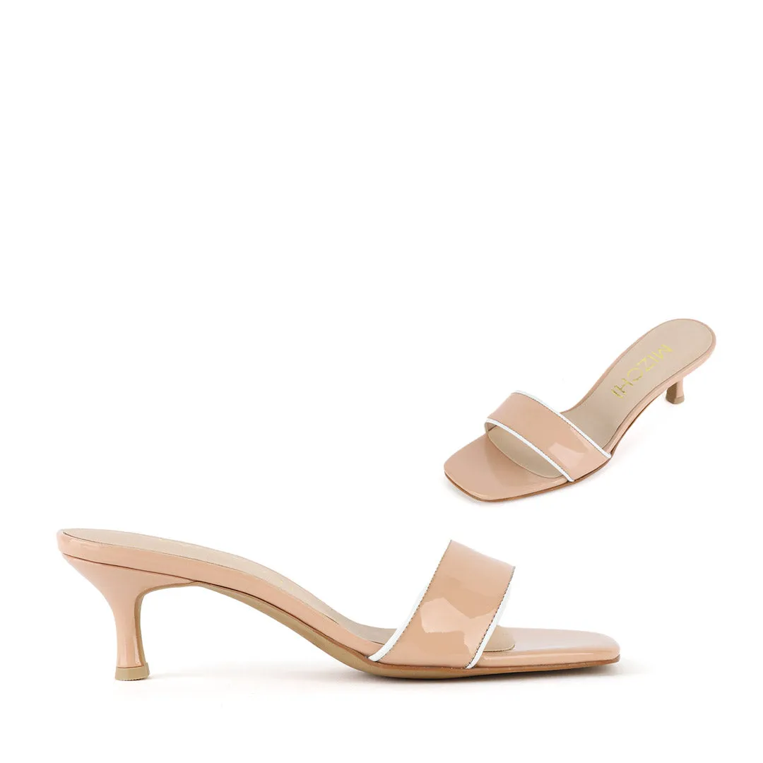 *UK szie 2.5 - LOTTIE -  beige patent, 5cm heels