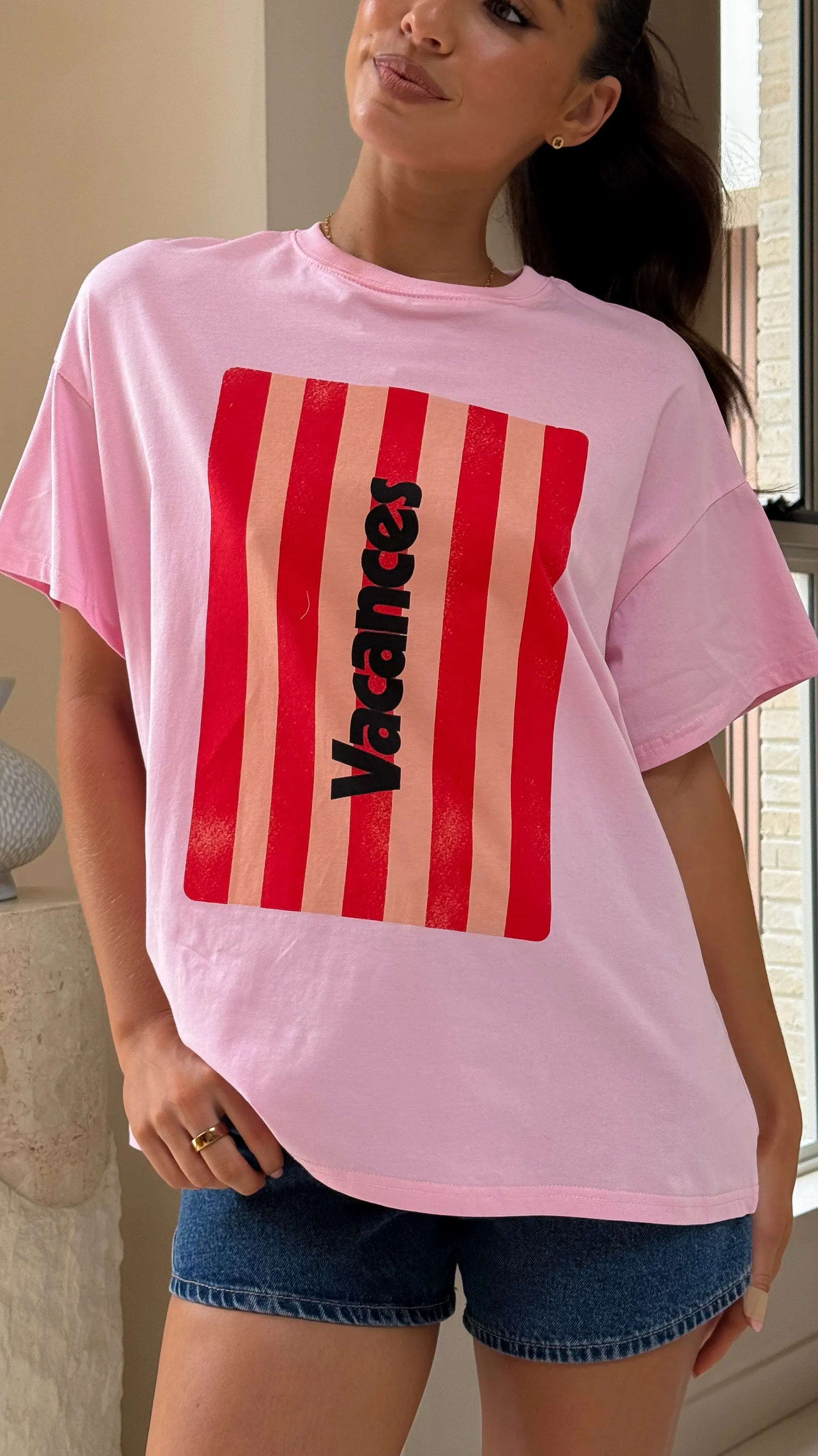 Vacances Tee - Pink