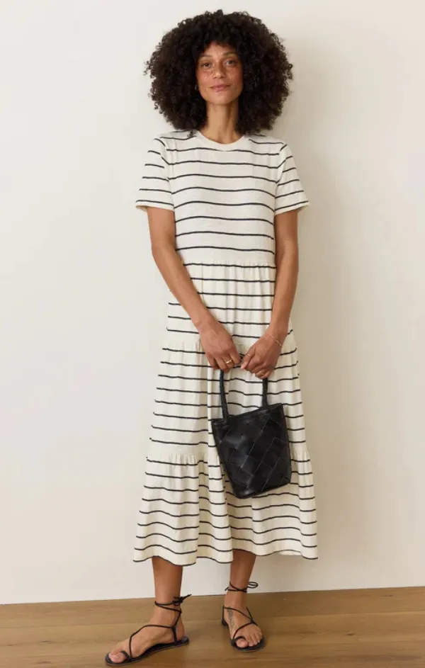 Vintage Slub Midi Dress