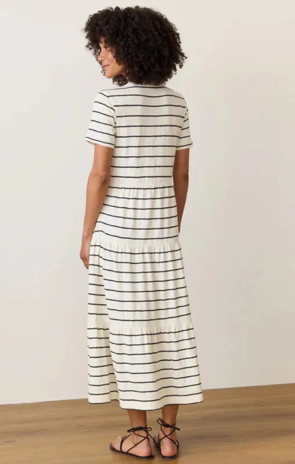 Vintage Slub Midi Dress