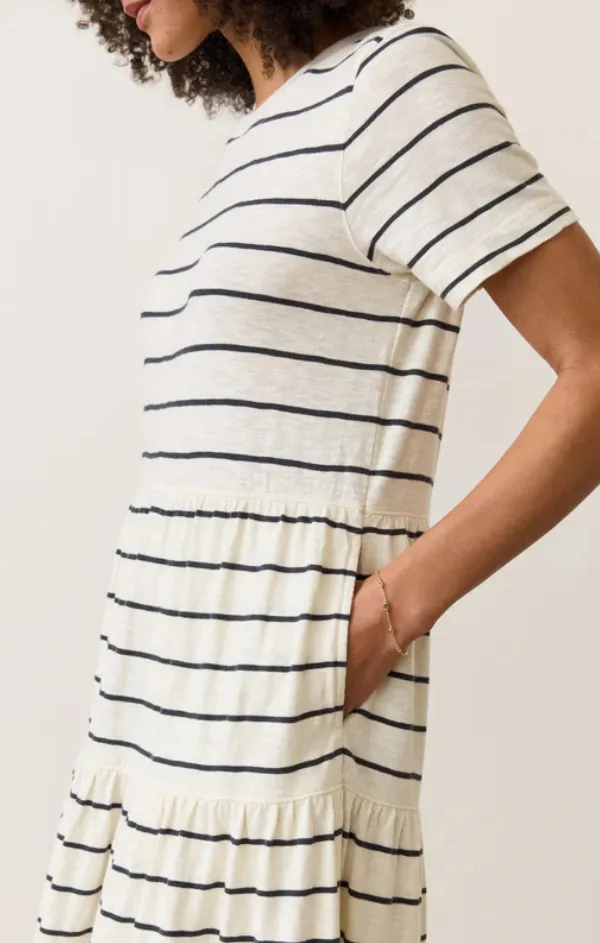 Vintage Slub Midi Dress