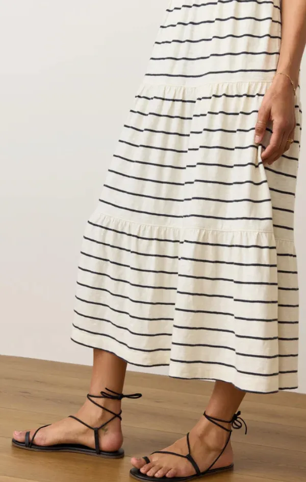 Vintage Slub Midi Dress