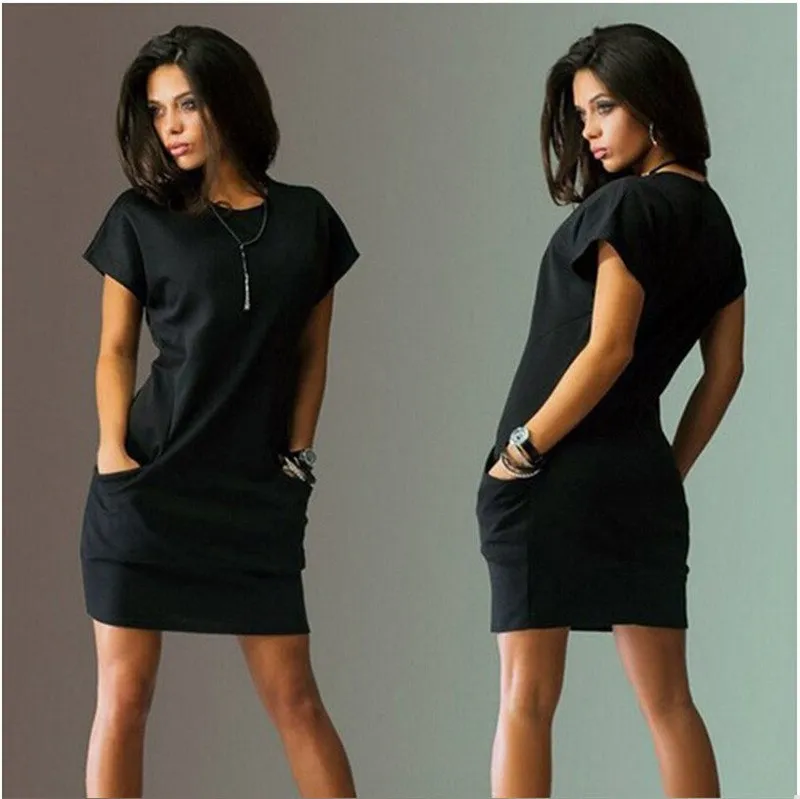 Women Casual T Shirt Dress